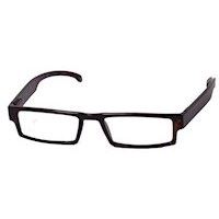 Kvalitetsstel i en m�rk skildpaddebrun farve. Med flexible 'spring temples'. 